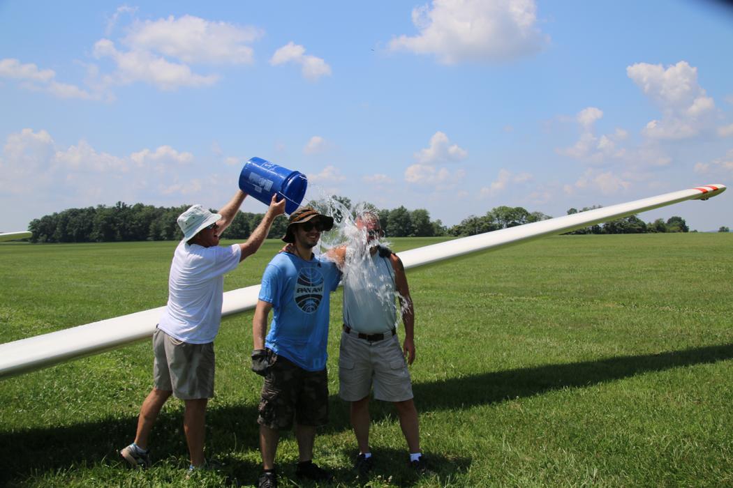 bucket of water dumped on head